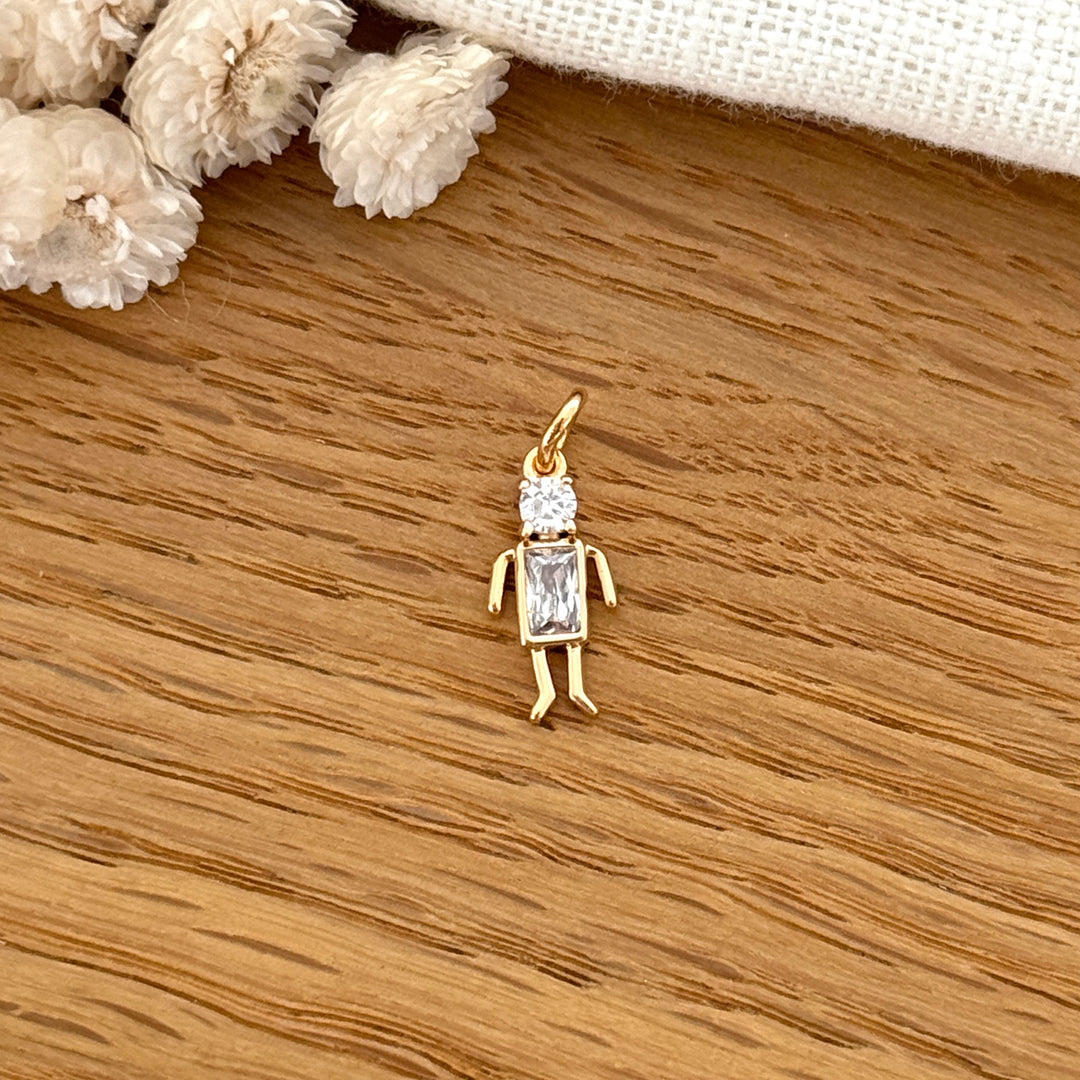 Pendentif "Garçon" plaqué or