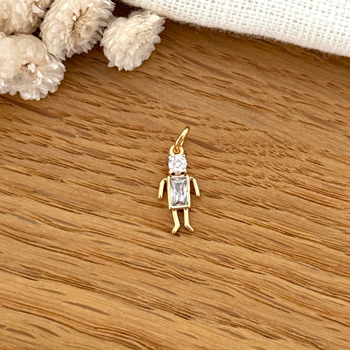 Pendentif "Garçon" plaqué or