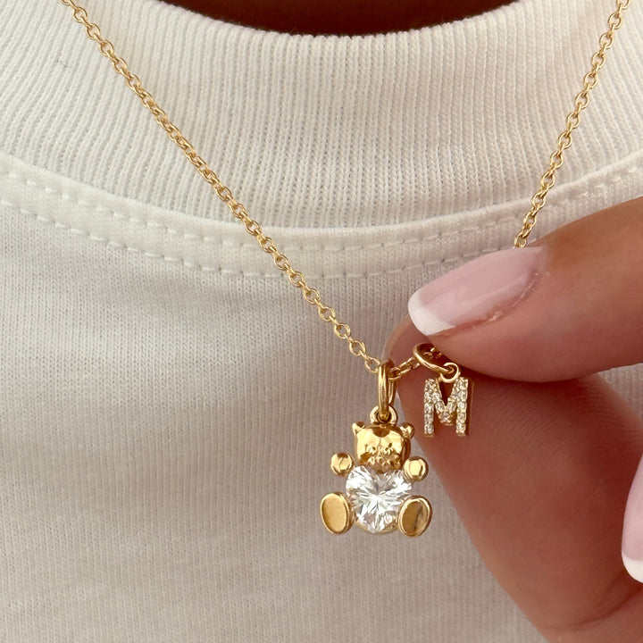 Pendentif "Ourson" plaqué or