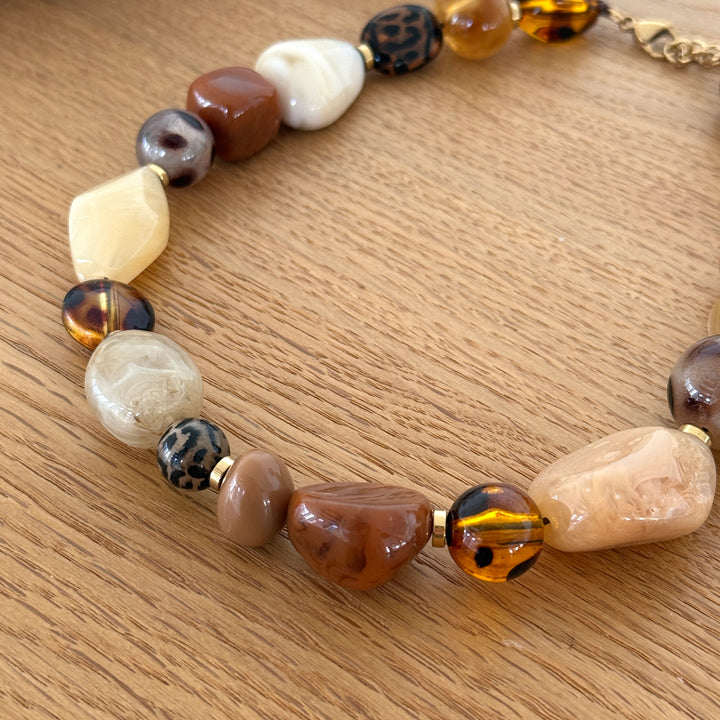 "Barbara" steel necklace