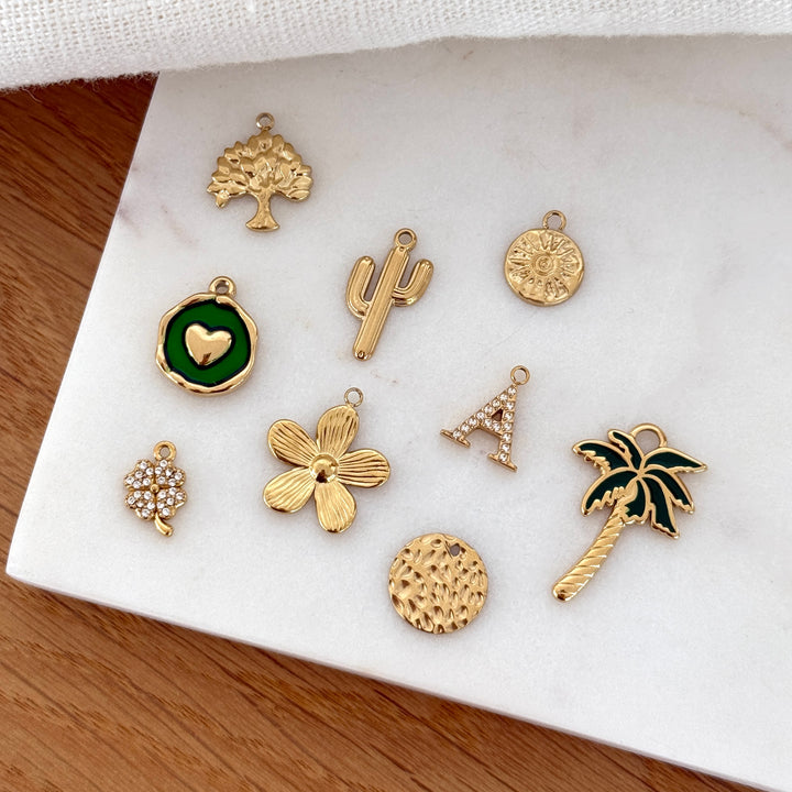 Collier charms personnalisable acier