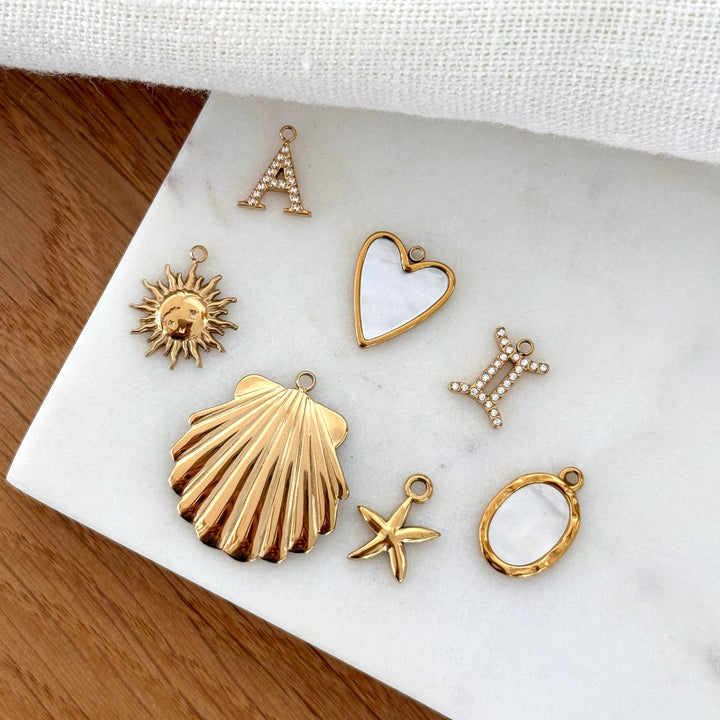 Collier charms personnalisable acier