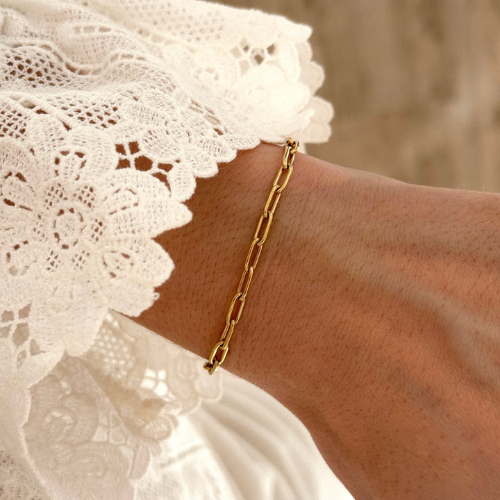 Bracelet chaine acier