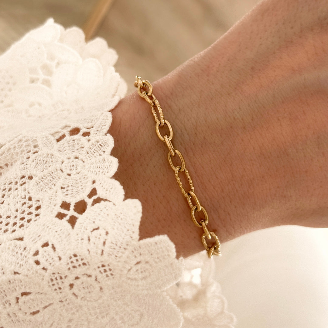 Bracelet chaine acier