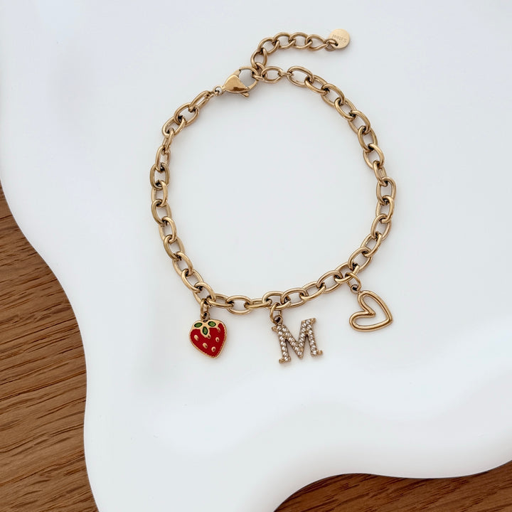 Bracelet charms personnalisable acier