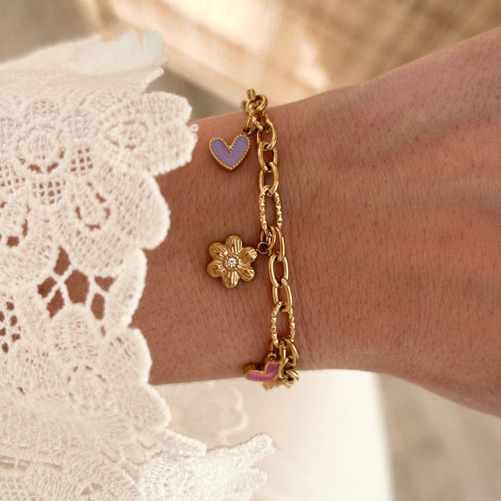 Bracelet charms personnalisable acier