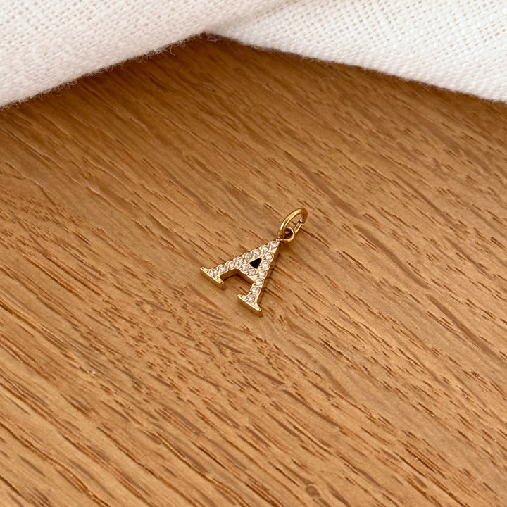 Charms "Lettres" acier