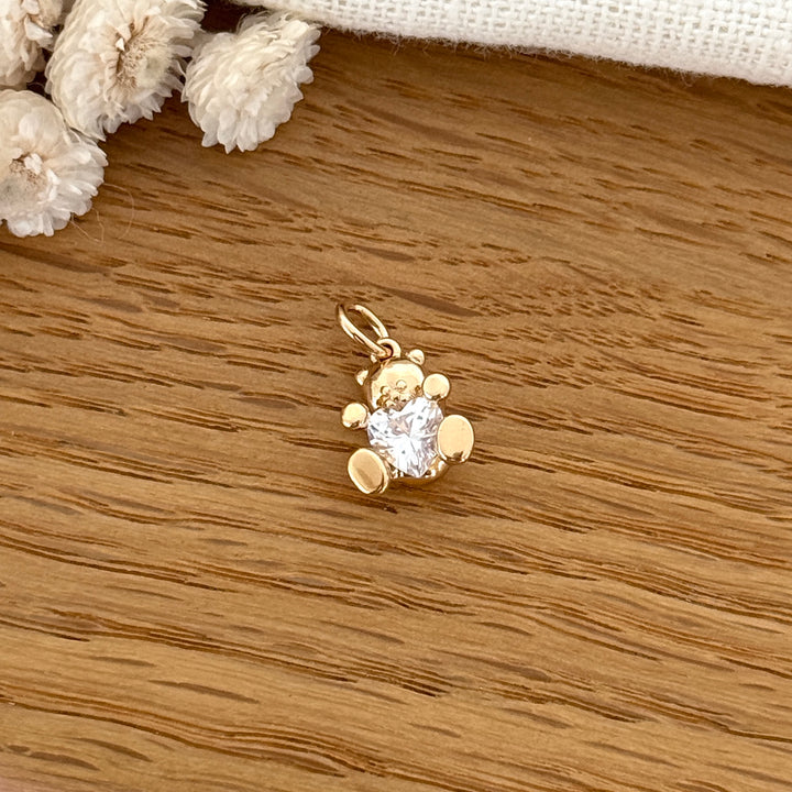 Pendentif "Ourson" plaqué or