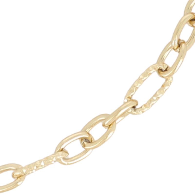 Collier Chaîne Homme En Acier Inoxydable Doré - Cadeau Noël Idéal - Neuf Sans Emballage