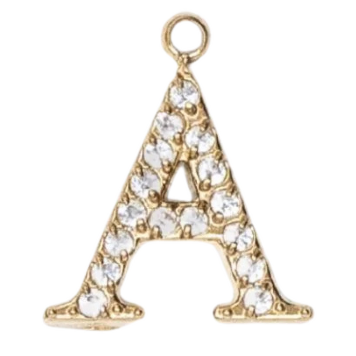 Charms "Lettres" acier