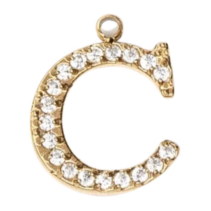 Charms "Lettres" acier