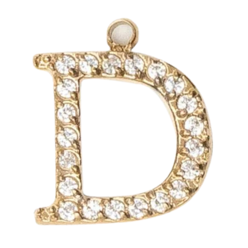 Charms "Lettres" acier