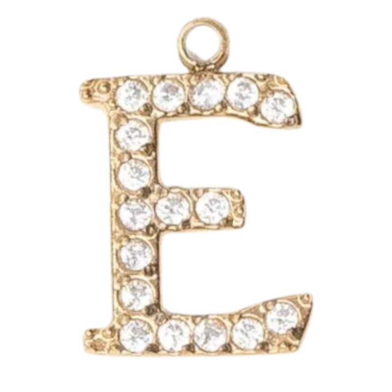 Charms "Lettres" acier