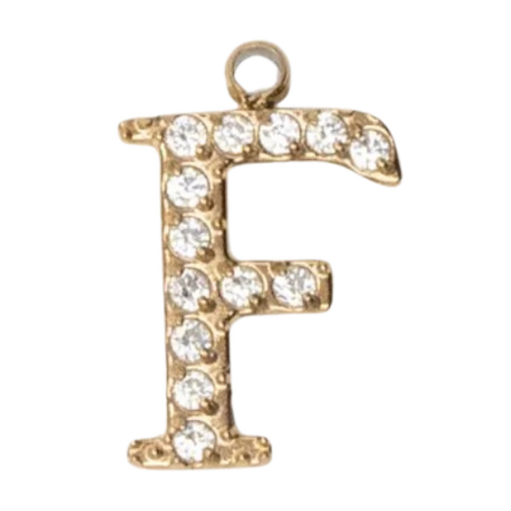 Charms "Lettres" acier