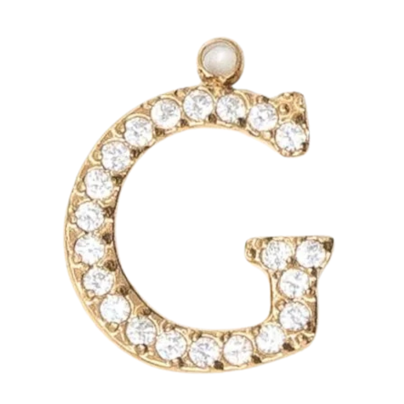 Charms "Lettres" acier