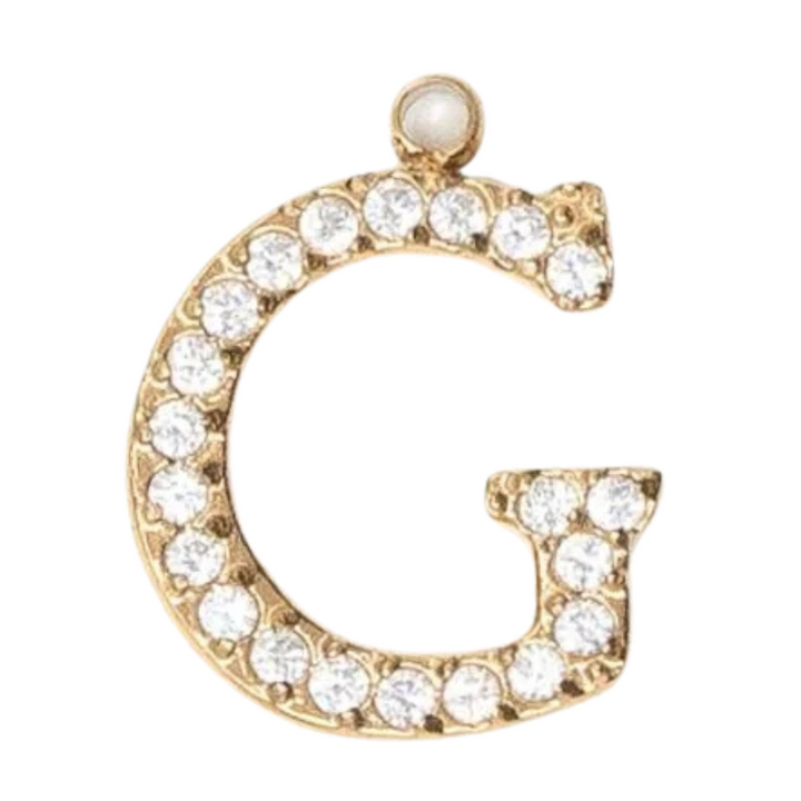 Charms "Lettres" acier