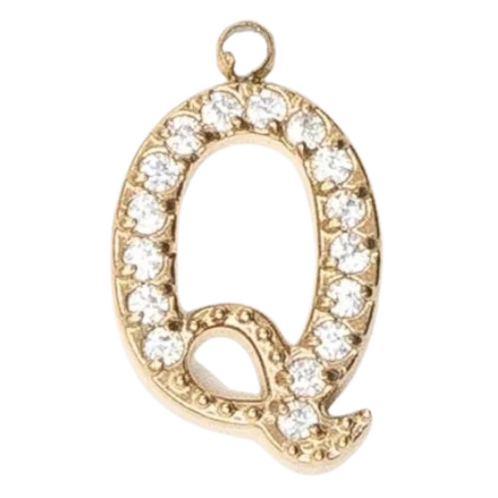 Charms "Lettres" acier