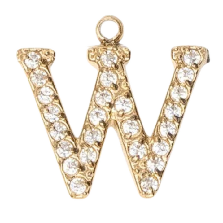 Charms "Lettres" acier