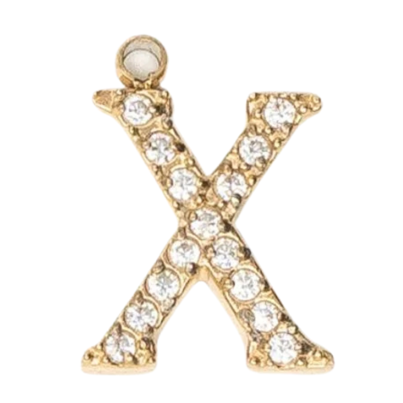 Charms "Lettres" acier