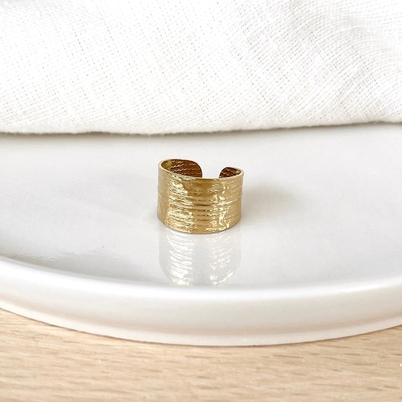 Anello "Zita" in acciaio -Instants Plaisirs - Instants-Plaisirs -Instants Plaisirs  Gioielli