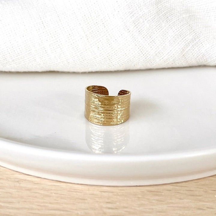 Bague "Zita" acier-Bagues-instants-plaisirs-Instants Plaisirs | Bijoux