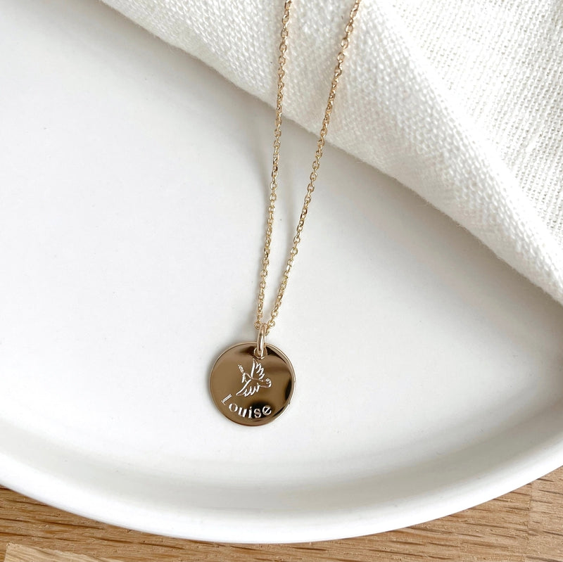 Collier "Baptiste" plaqué or-Colliers-instants-plaisirs-Instants Plaisirs | Bijoux