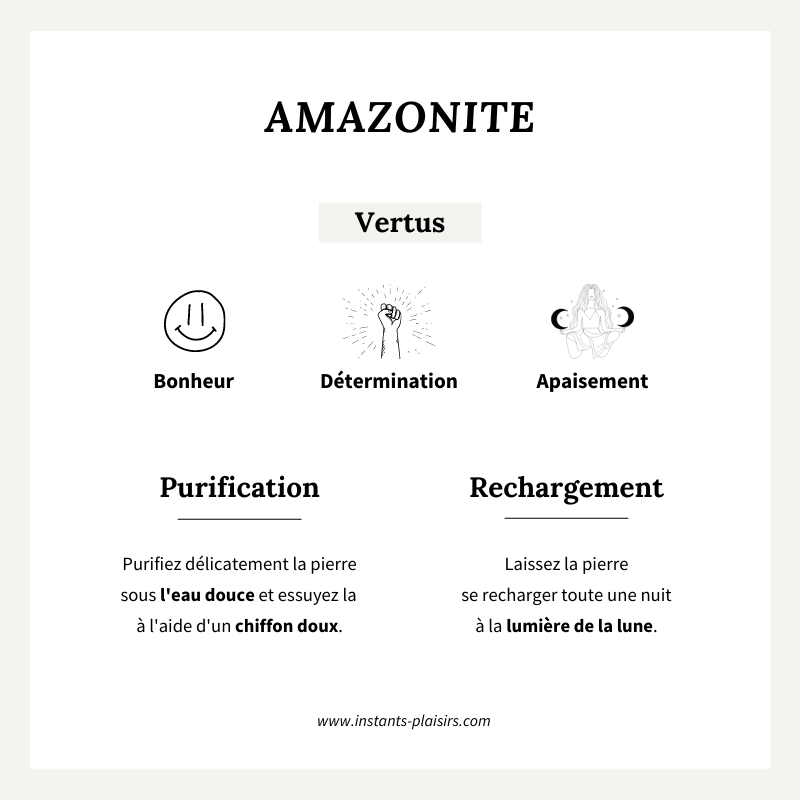 Charm "Amazonite rectangle" plaqué or-Breloques et pendentifs-Instants Plaisirs • Bijoux-Instants Plaisirs | Bijoux