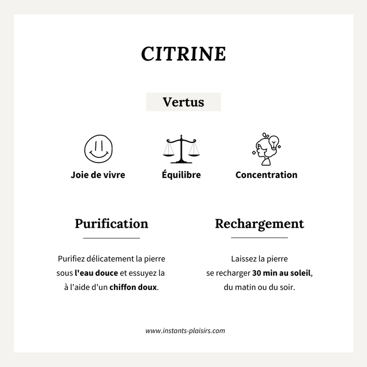 Charm "Citrine" plaqué or-Breloques et pendentifs-Instants Plaisirs • Bijoux-Instants Plaisirs | Bijoux