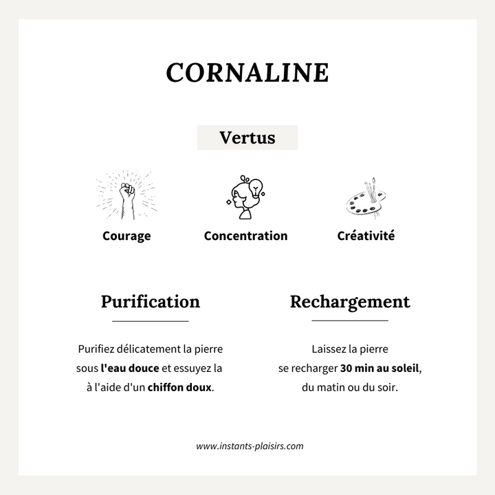 Charm "Cornaline" plaqué or-Breloques et pendentifs-Instants Plaisirs • Bijoux-Instants Plaisirs | Bijoux