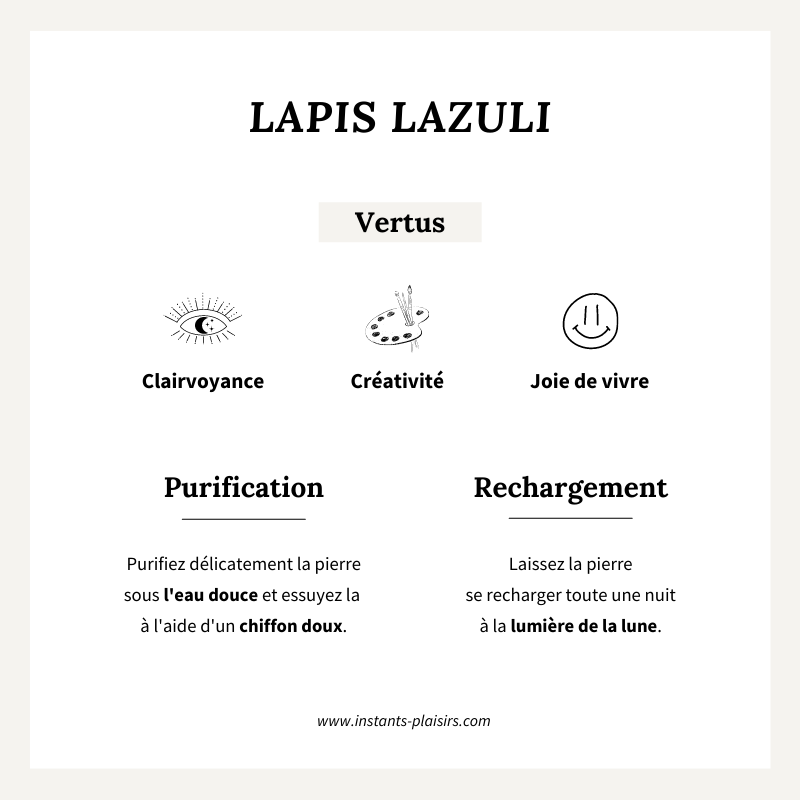 Charm "Lapis Lazuli" plaqué or-Breloques et pendentifs-Instants Plaisirs • Bijoux-Instants Plaisirs | Bijoux