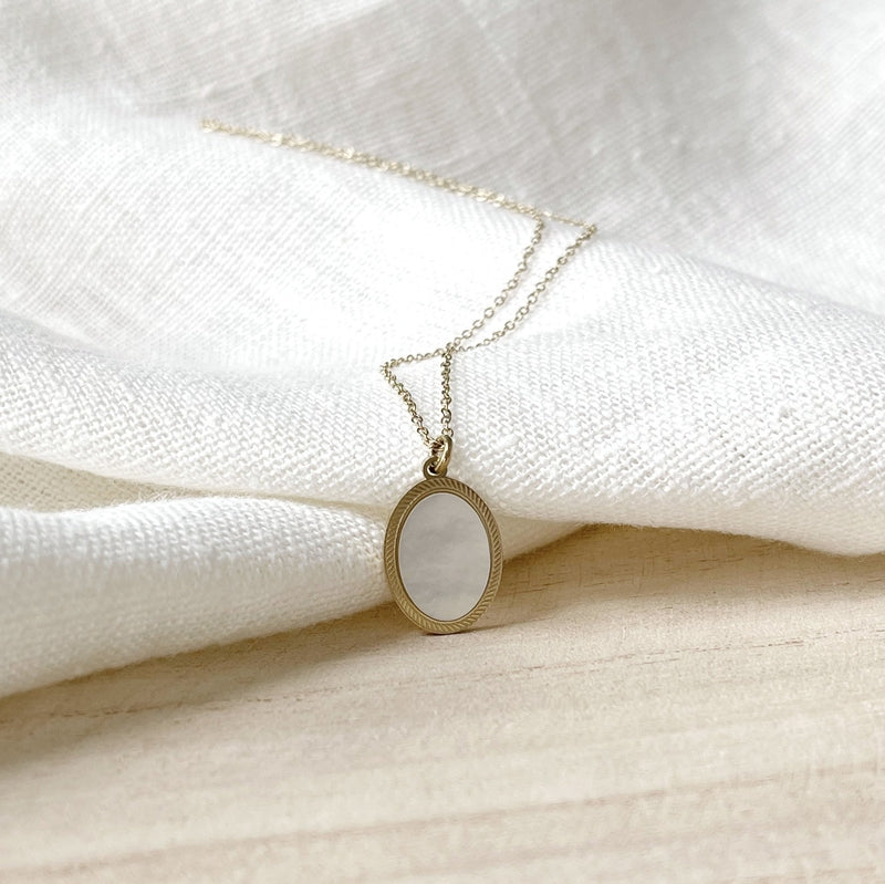 Collier "Satine" acier-Colliers-Instants Plaisirs • Bijoux-Instants Plaisirs • Bijoux