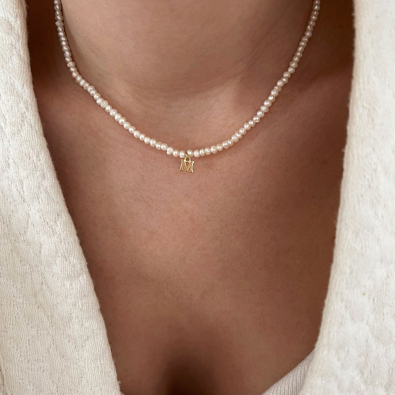 Collier "Pearly" plaqué or-Colliers-instants-plaisirs-Instants Plaisirs | Bijoux