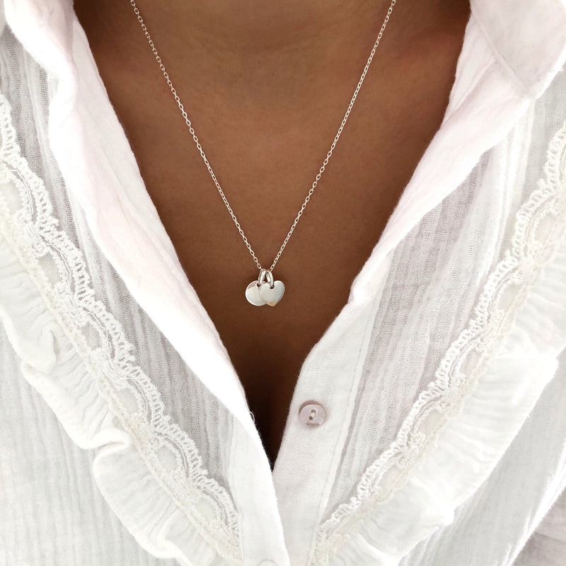 Collier "Lovely" argent instants-plaisirs 