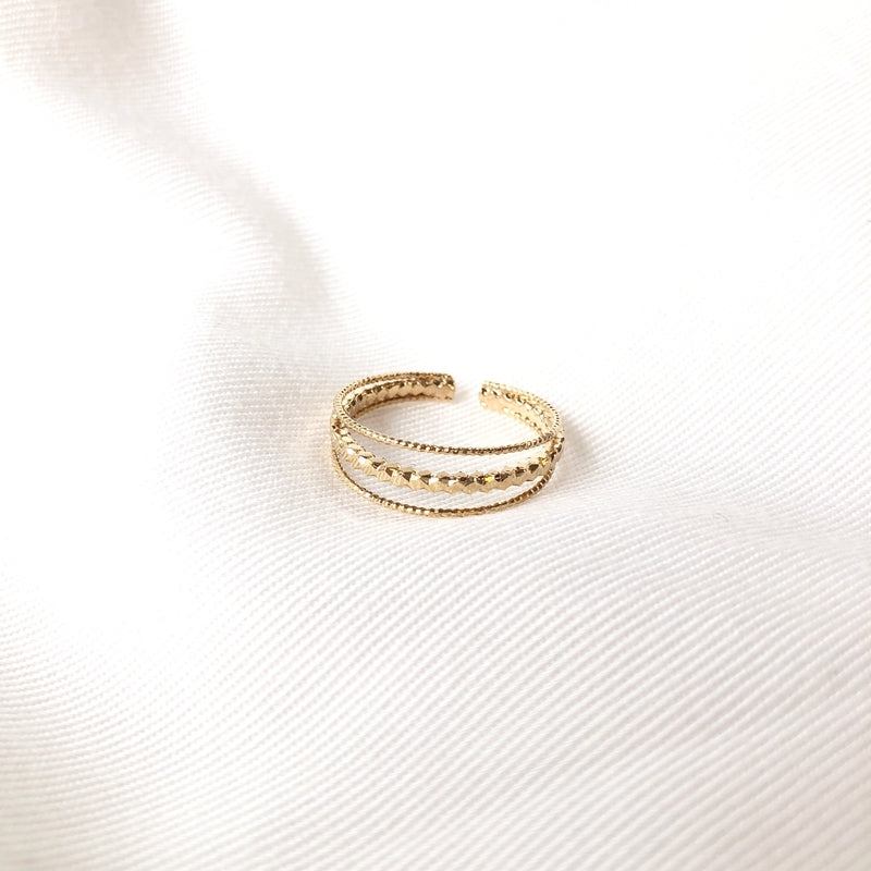 Bague "Mily" plaqué or-instants-plaisirs-Instants Plaisirs • Bijoux