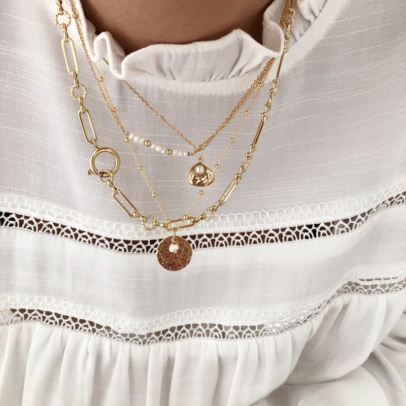 Collier "Douci" plaqué or-instants-plaisirs-Instants Plaisirs • Bijoux