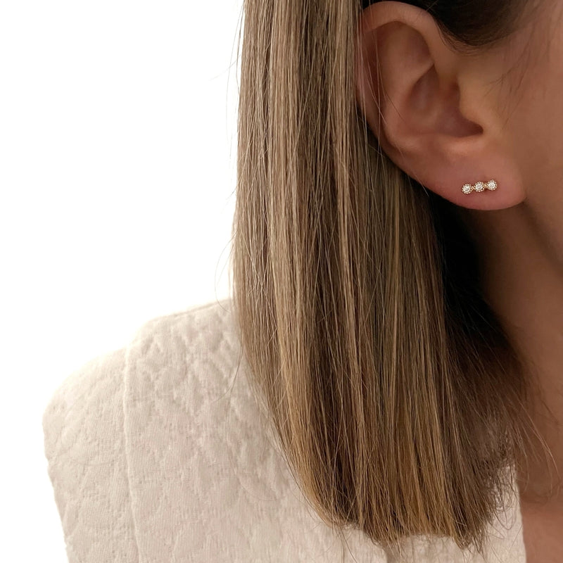 Boucles d'oreilles "Bana" plaqué or-Boucles d'oreilles-instants-plaisirs-Instants Plaisirs • Bijoux