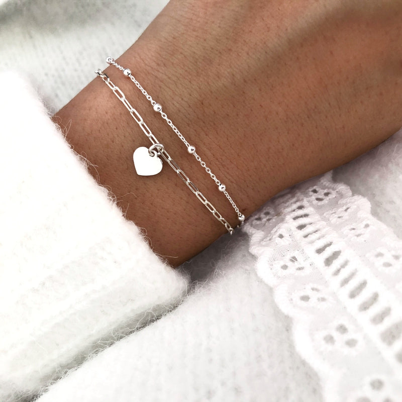 Bracelet Argent Maille Boule 3mm - 18cm Ref. 20719 Bracelet Argent Maille Boule 3mm - 18cm Ref. 20719