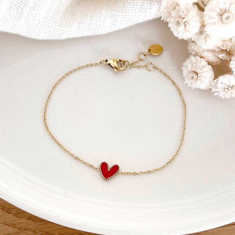 Bijoux Bracelet Pendentif Coeur Bracelet En Acier Inoxydable