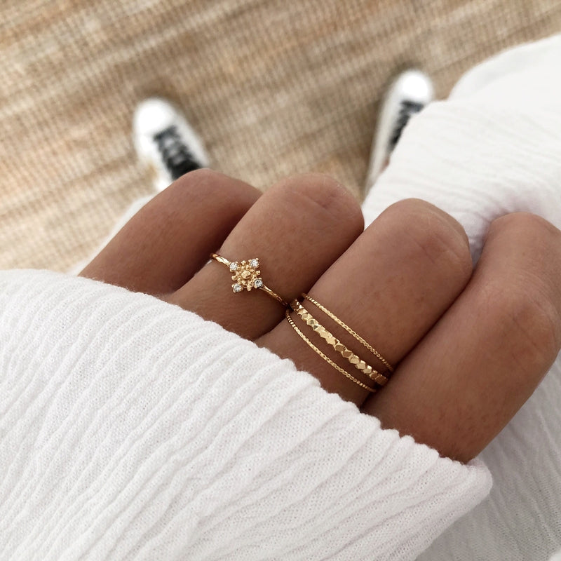 Bague "Mily" plaqué or-instants-plaisirs-Instants Plaisirs • Bijoux